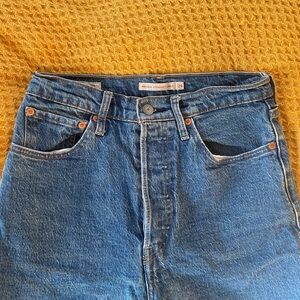 Ribcage Straight Ankle Jean - Jazz Pop